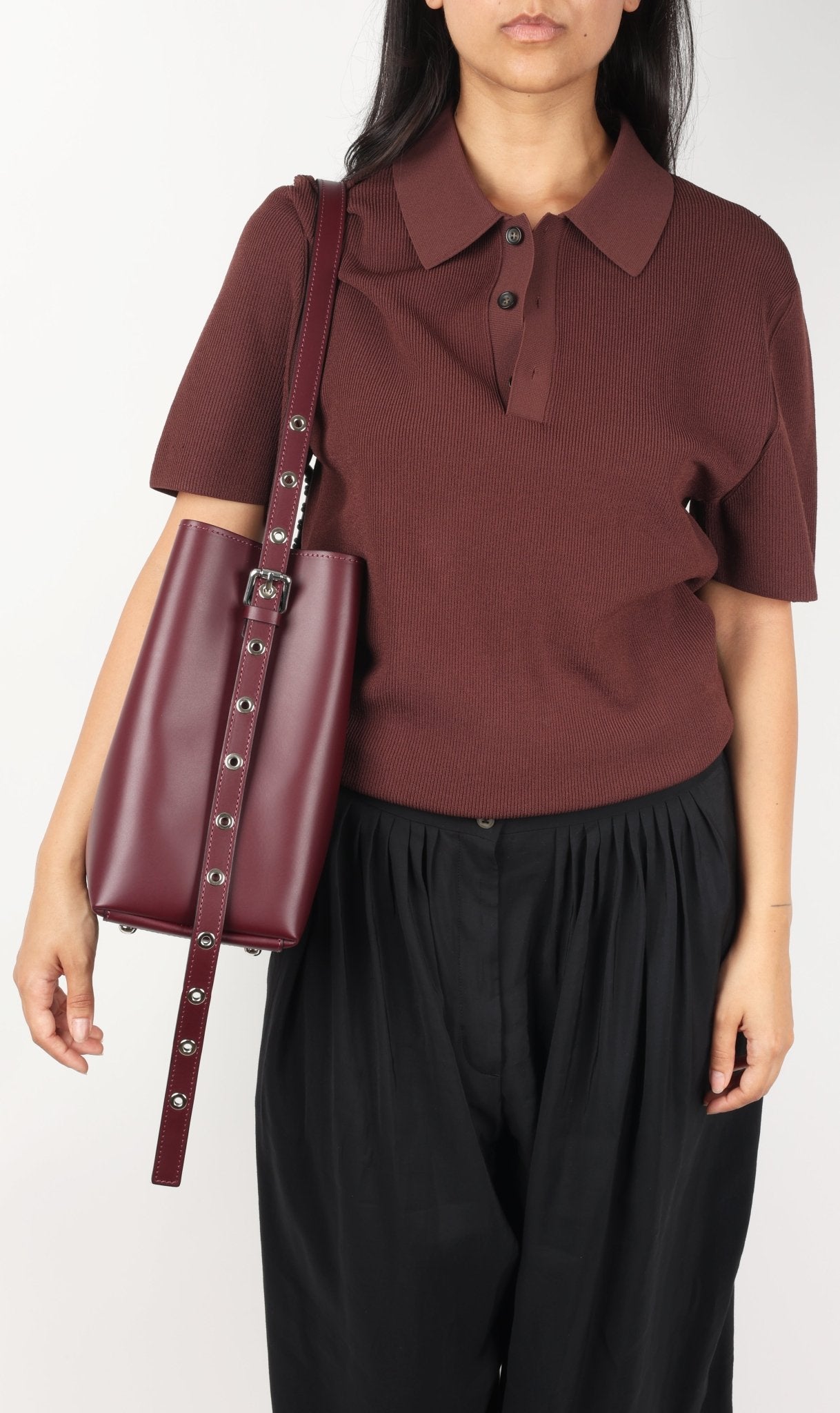 KITESY MARTIN STUDIOHANDBAGHANDBAG LE SAC SEAU BURGUNDY