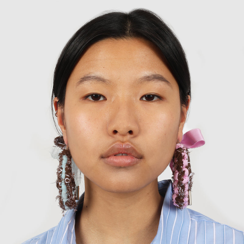 REAWAKENED EARRINGS LA VOARA SILVERED/MULTI - image secondaire