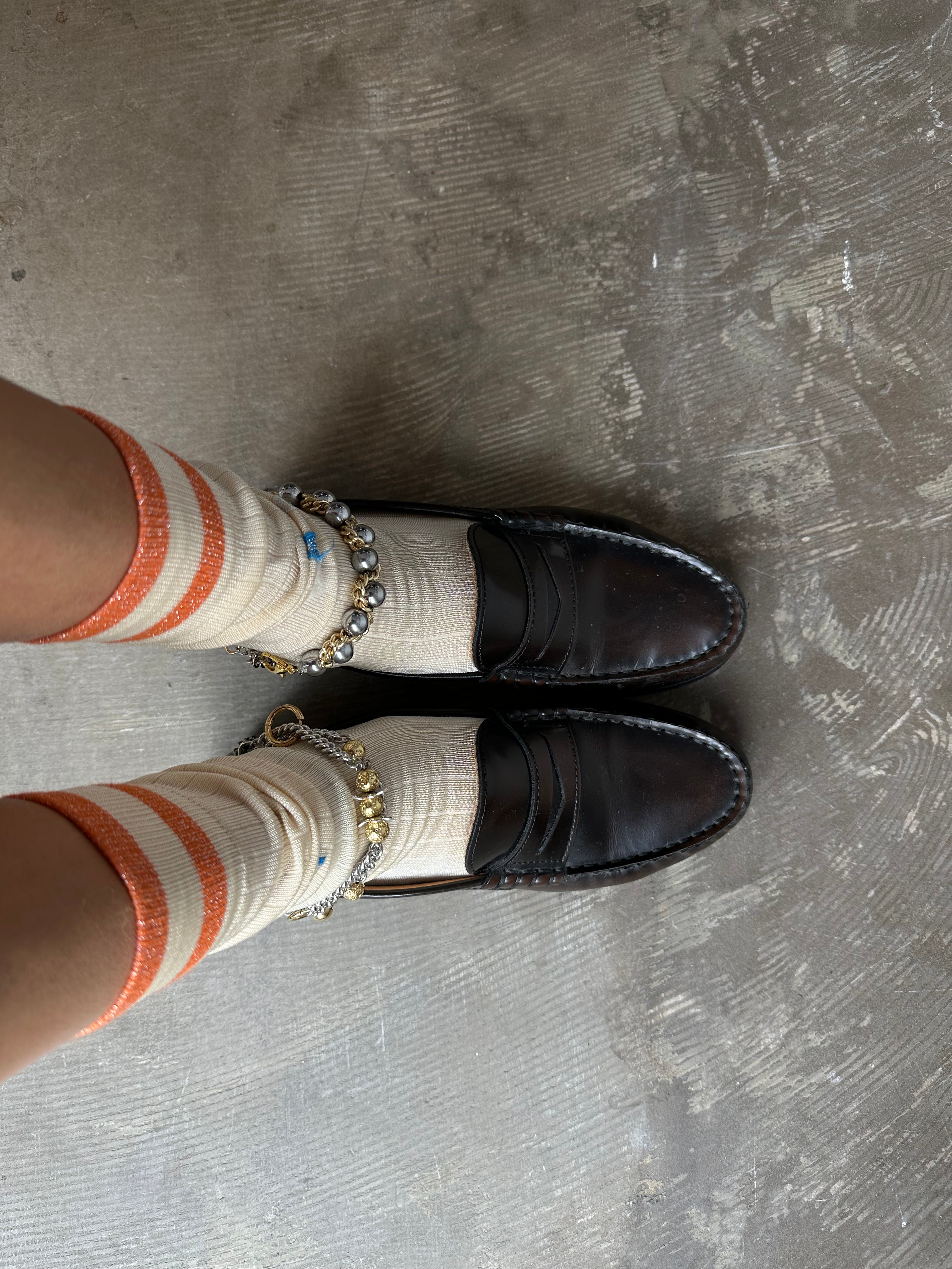 ANKLET LE PLUTON GOLDEN/SILVERED