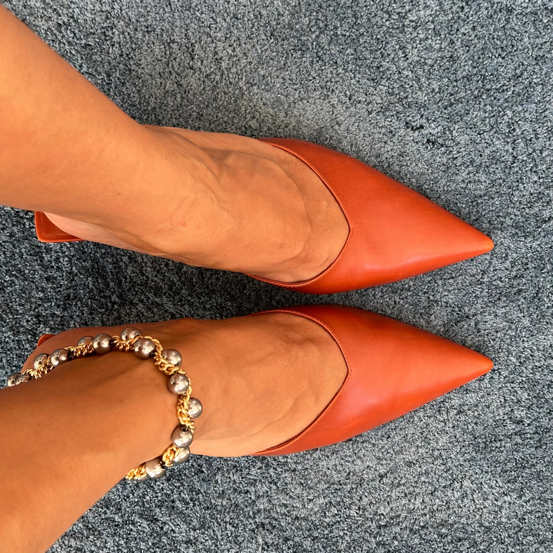 BRACELET DE CHEVILLE LE SERPENT DORÉ/ARGENTÉ - image secondaire