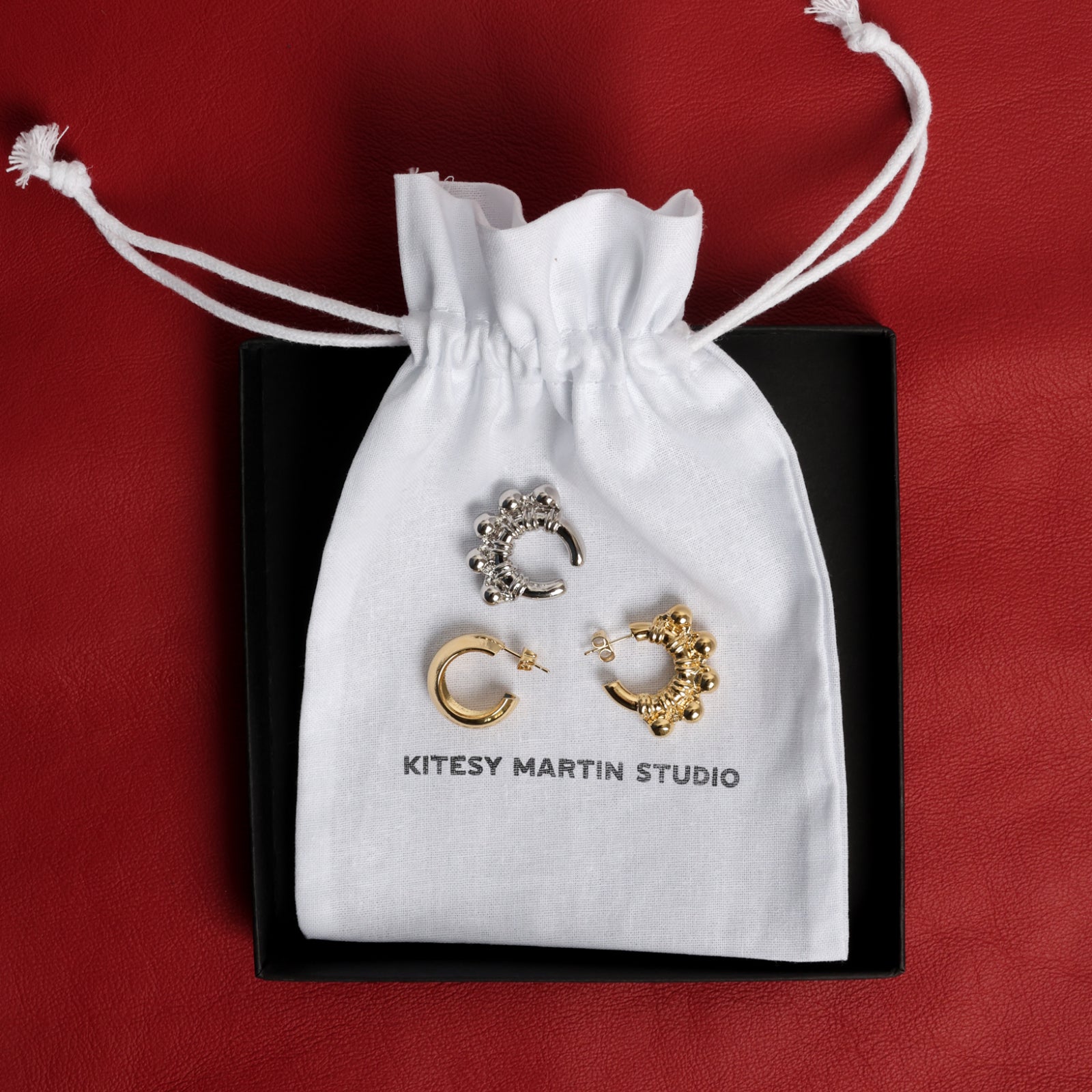KITESY MARTIN STUDIOEarringLE JUJU SET GOLDEN/SILVERED