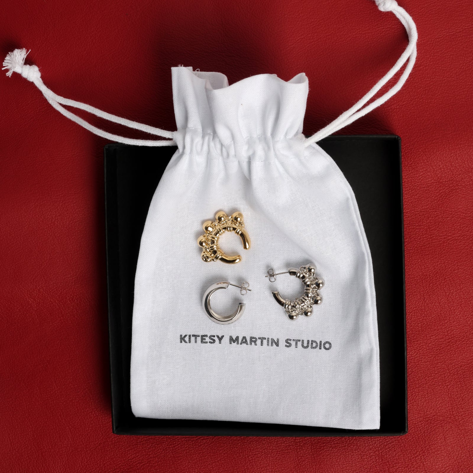 KITESY MARTIN STUDIOEarringLE JUJU SET SILVERED/GOLDEN
