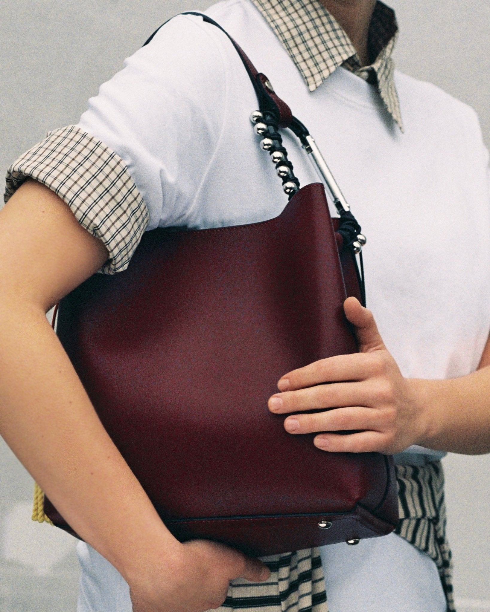 KITESY MARTIN STUDIOHANDBAGHANDBAG LE SAC SEAU BURGUNDY