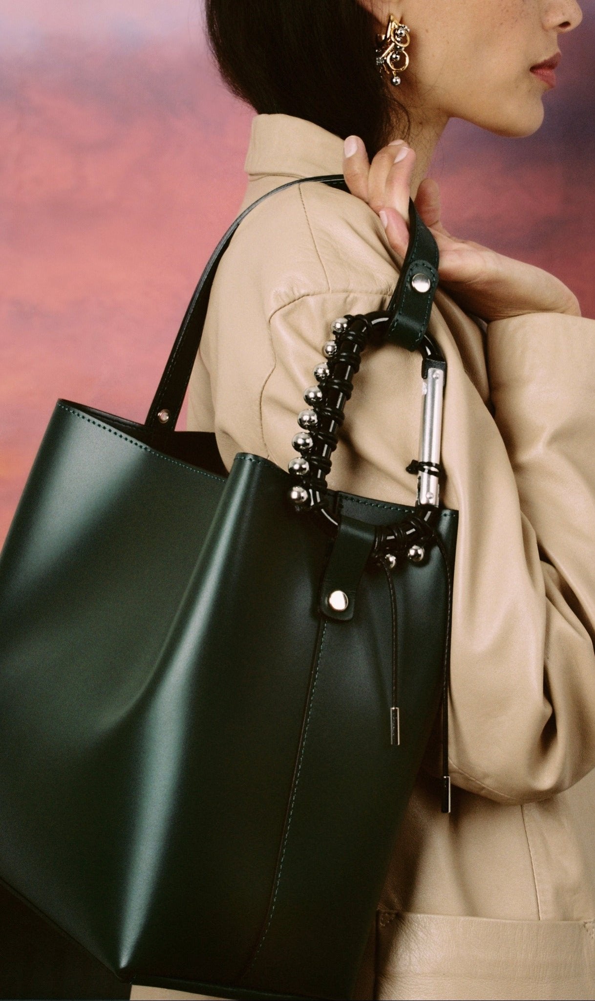 KITESY MARTIN STUDIOHANDBAGHANDBAG LE SAC SEAU GREEN