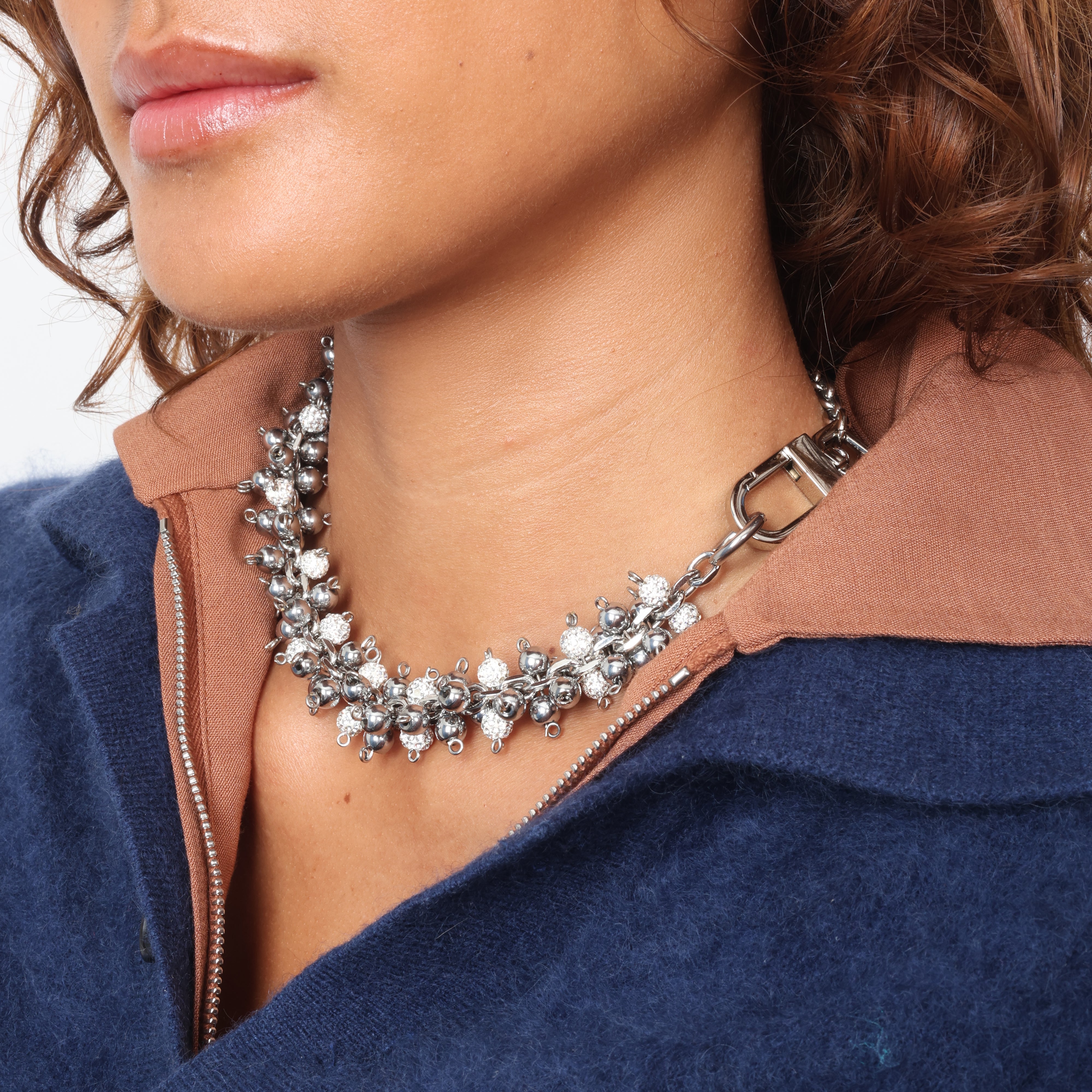 NECKLACE LE BÉBÉ BOUQUET STRASS