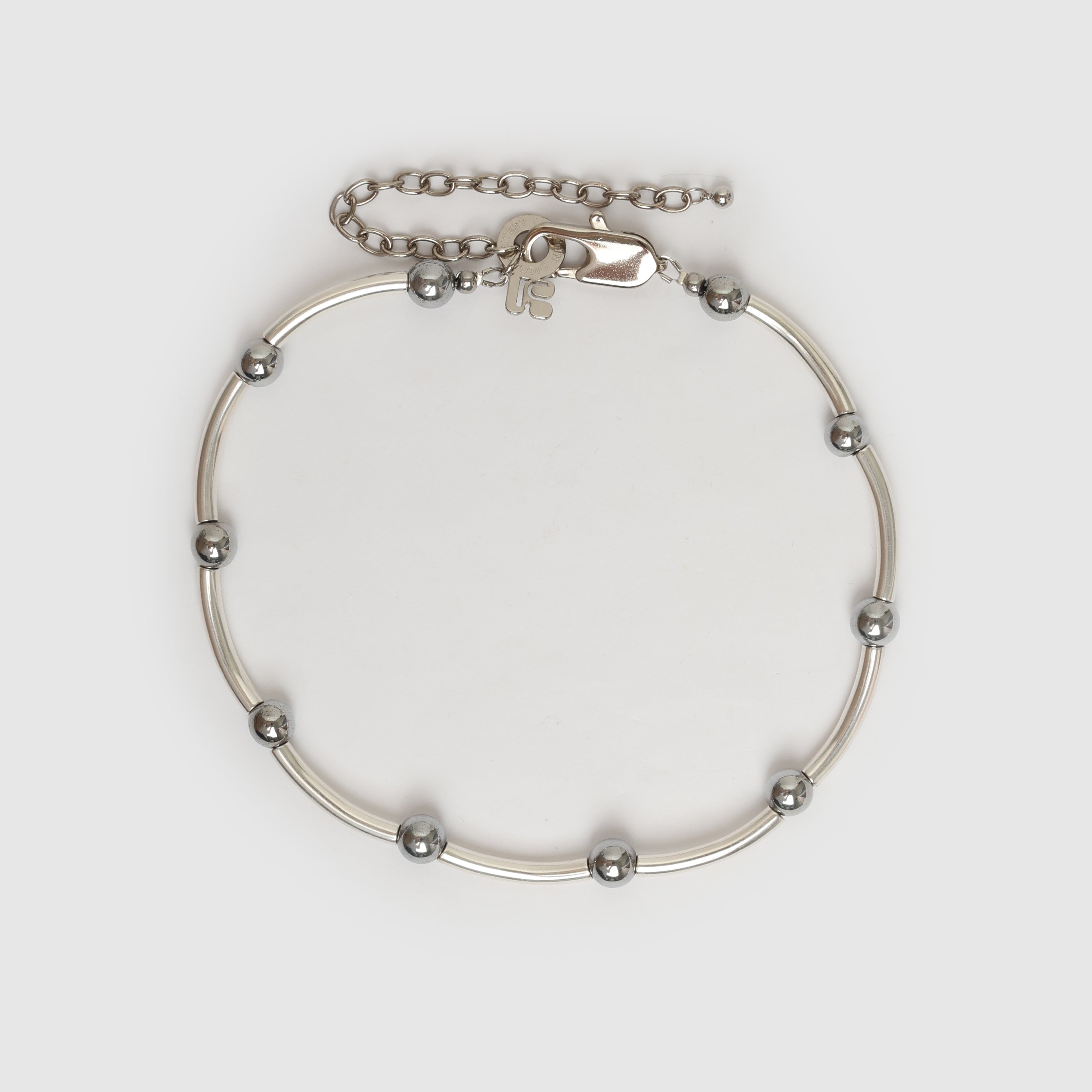 NECKLACE LE MACARONI SILVERED