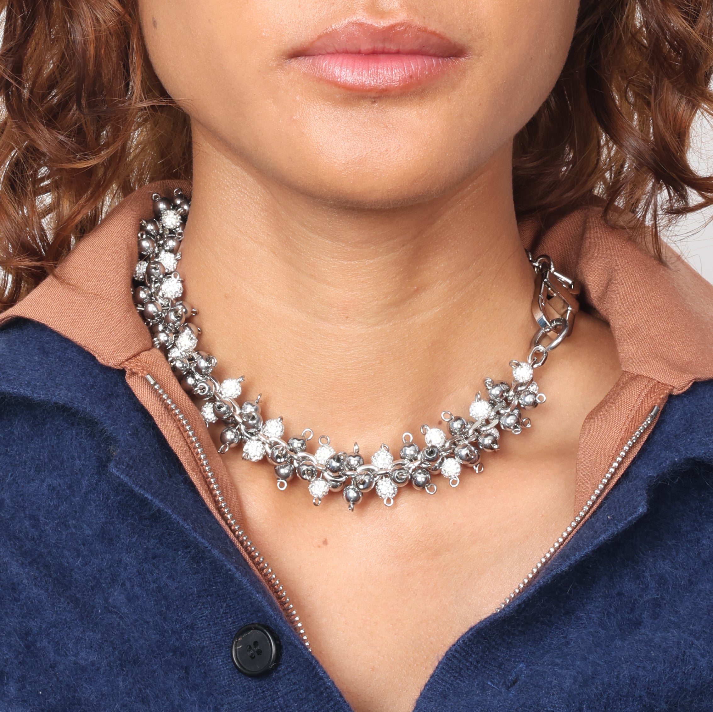 NECKLACE LE BÉBÉ BOUQUET STRASS