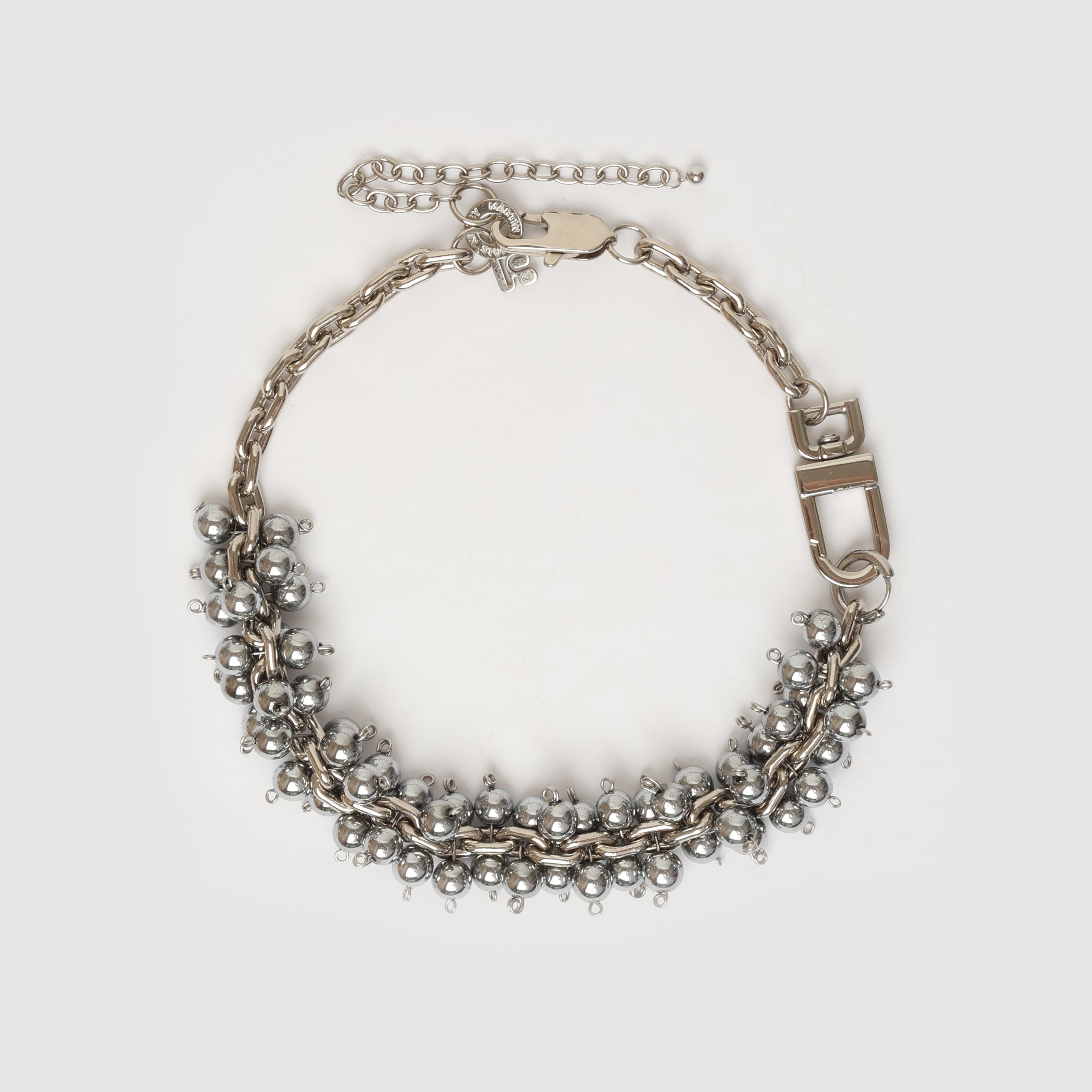 NECKLACE LE BOUQUET SILVERED