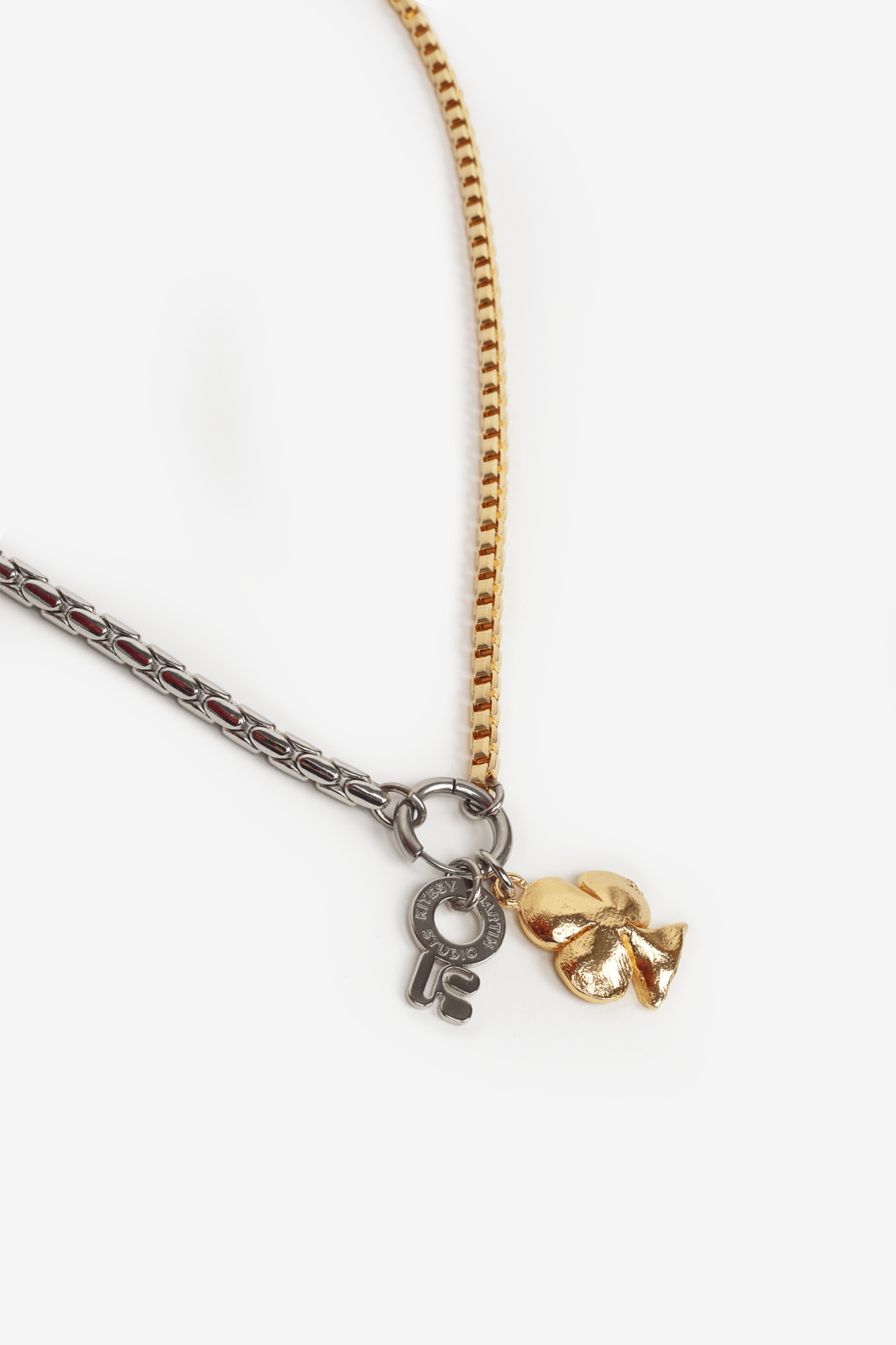 KITESY MARTIN STUDIONecklaceNECKLACE LE CHANCE GOLDEN/SILVERED