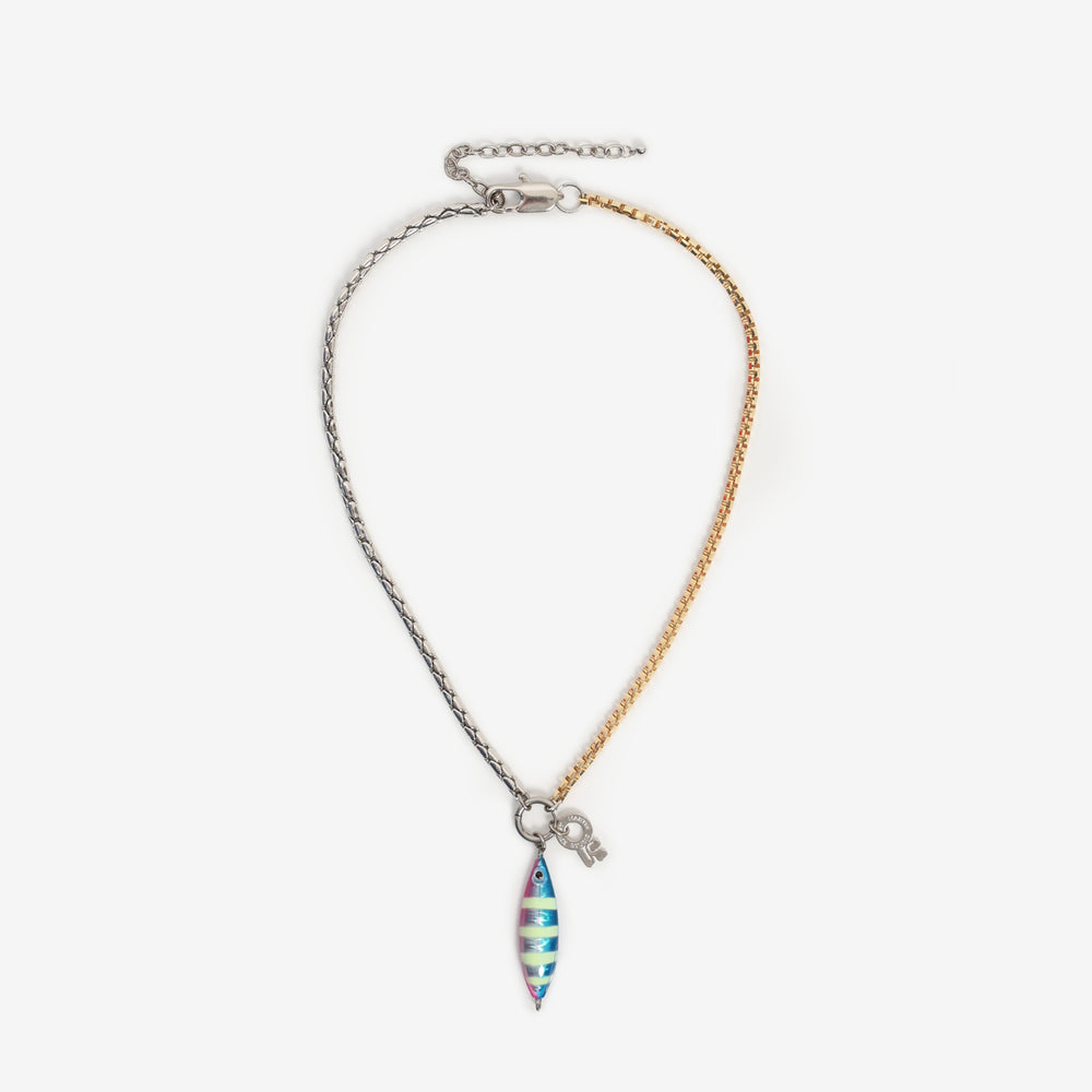 NECKLACE LE LEURRE GOLDEN/SILVERED