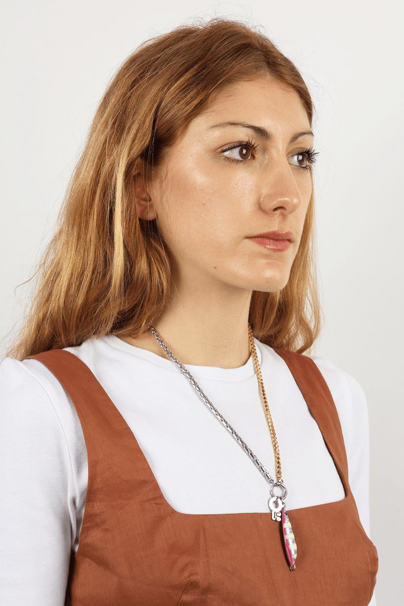 NECKLACE LE LEURRE GOLDEN/SILVERED - image secondaire