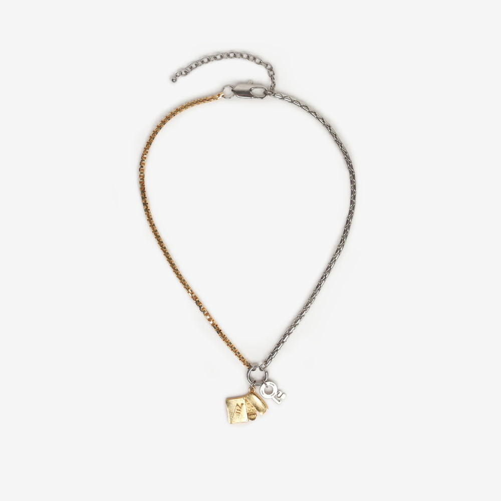 NECKLACE LE LIGHTER GOLDEN/SILVERED