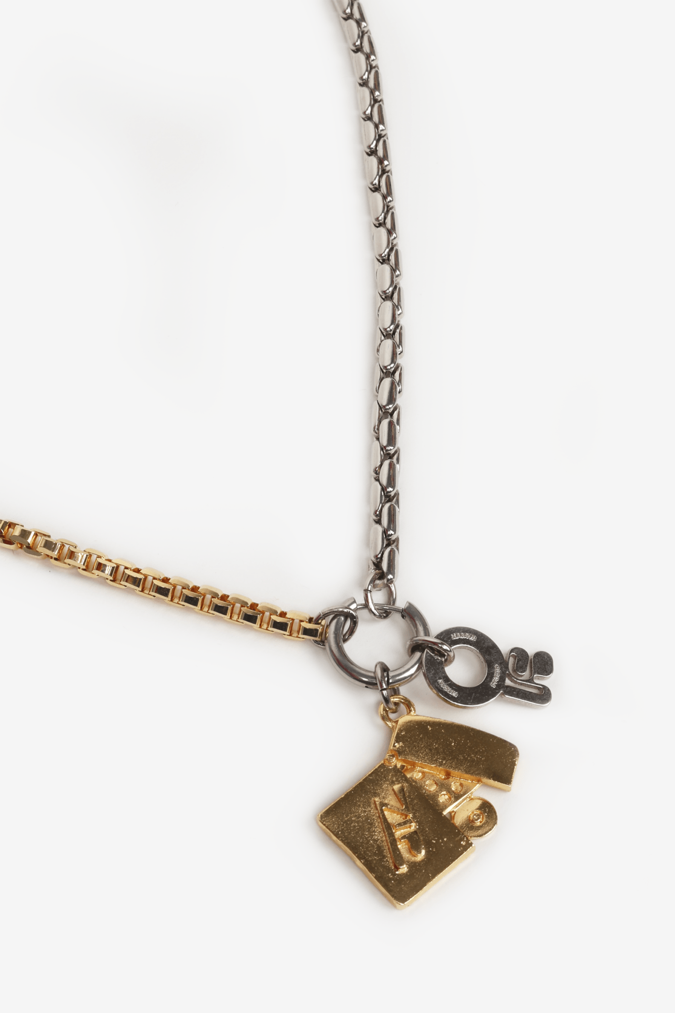 KITESY MARTIN STUDIONecklaceNECKLACE LE LIGHTER GOLDEN/SILVERED
