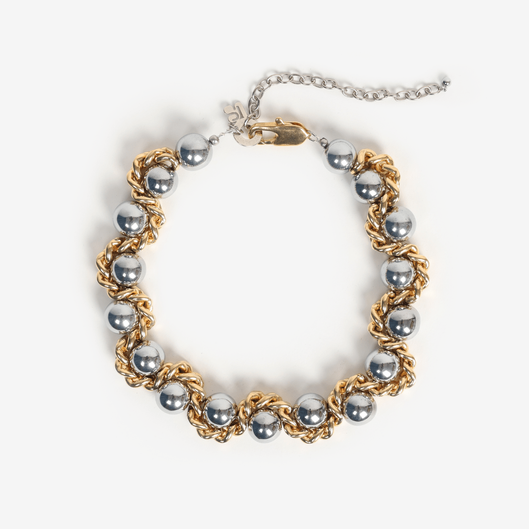 KITESY MARTIN STUDIONecklaceNECKLACE LE SERPENT CHUNKY GOLDEN/SILVERED