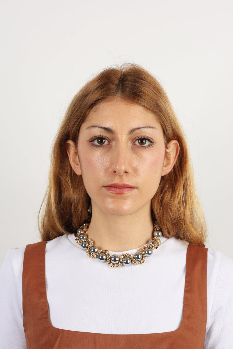 NECKLACE LE SERPENT CHUNKY GOLDEN/SILVERED image 2