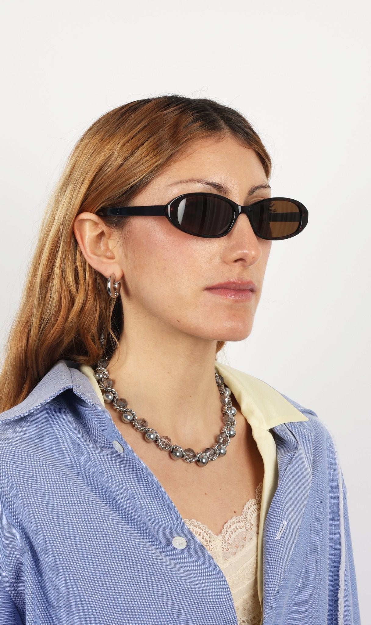 KITESY MARTIN STUDIONecklaceNECKLACE LE SERPENT SILVERED/CRYSTAL