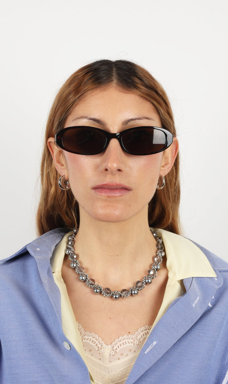 COLLIER LE SERPENT ARGENTÉ/CRISTAL - image secondaire