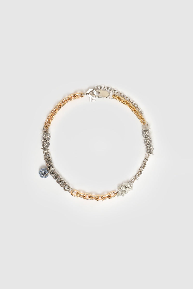 NECKLACE LE PLUTON GOLDEN/STRASS