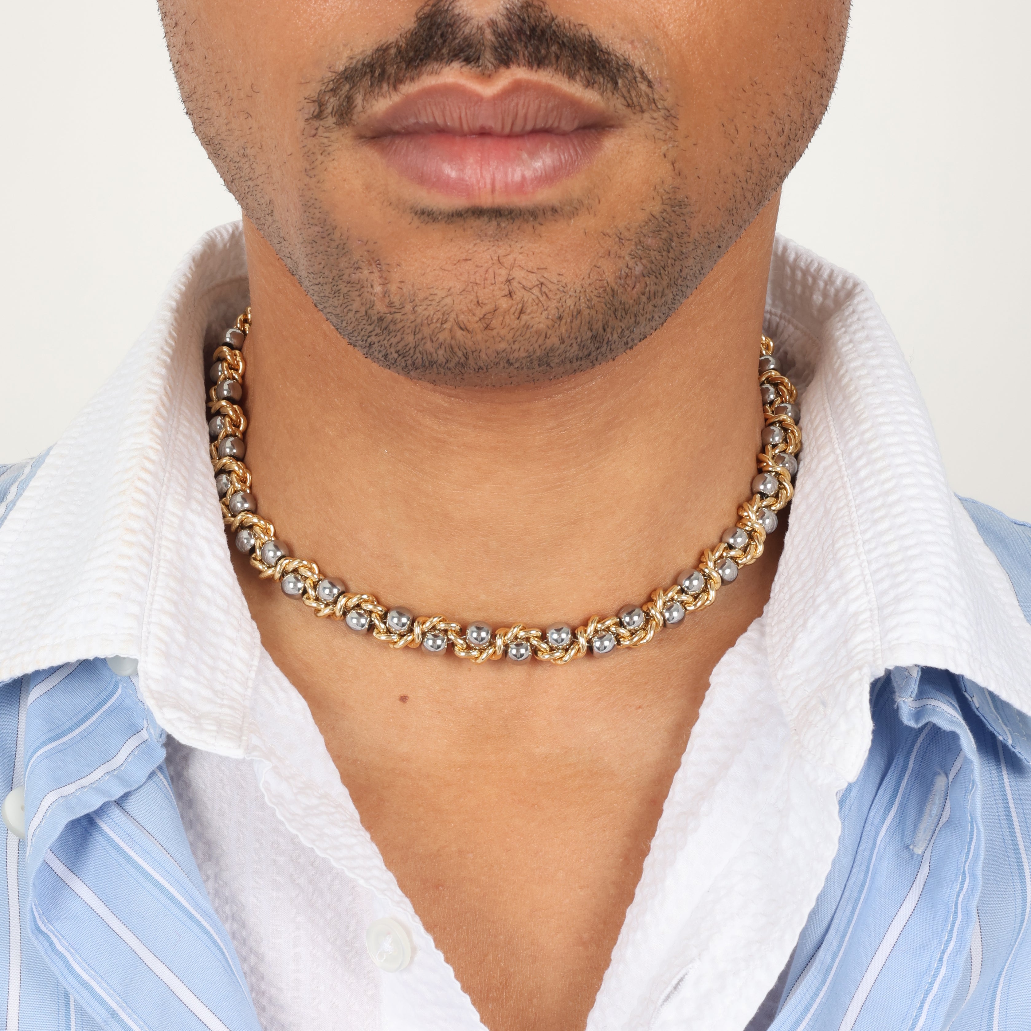 NECKLACE LE BÉBÉ SERPENT GOLDEN/SILVERED
