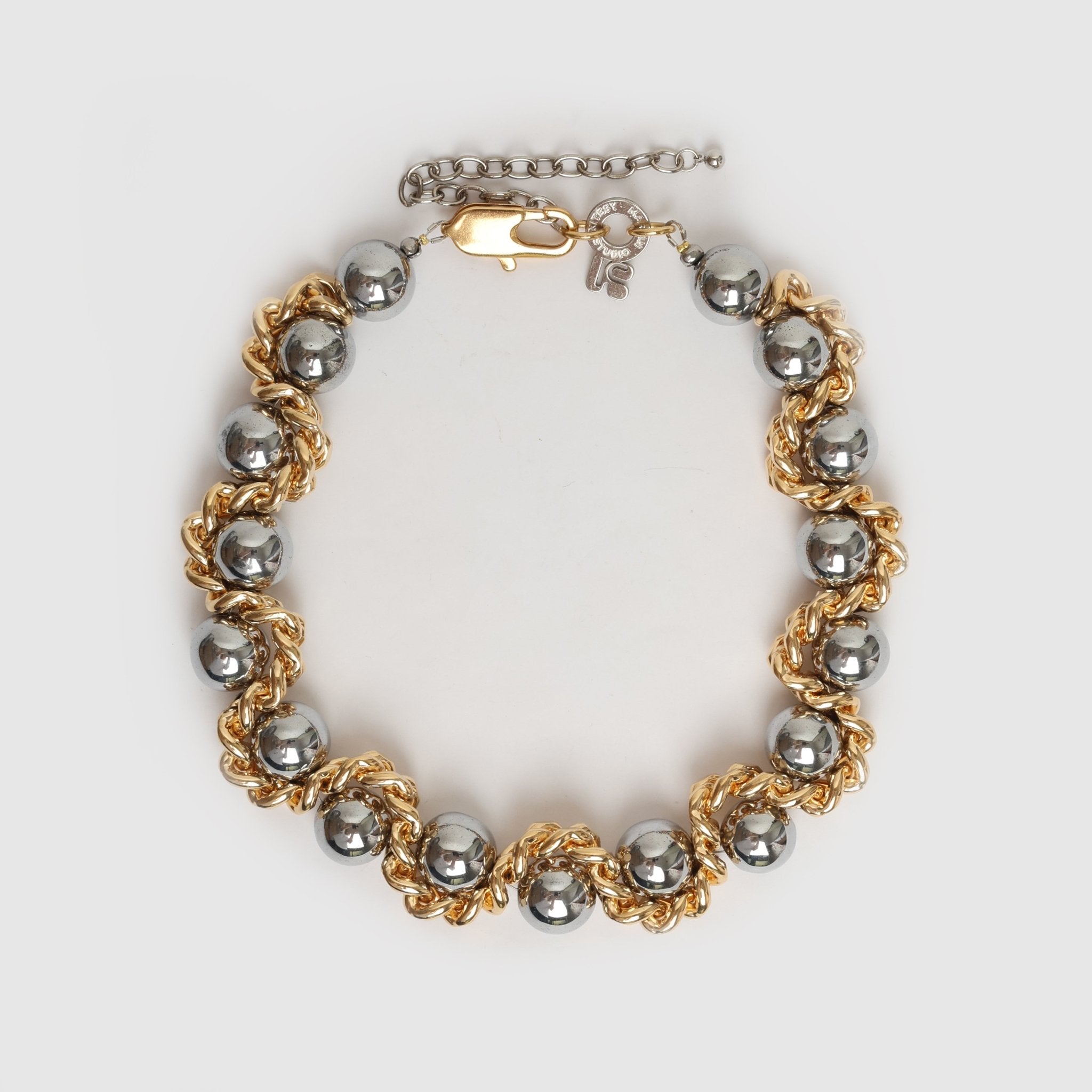 KITESY MARTIN STUDIONecklaceNECKLACE LE SERPENT CHUNKY GOLDEN/SILVERED