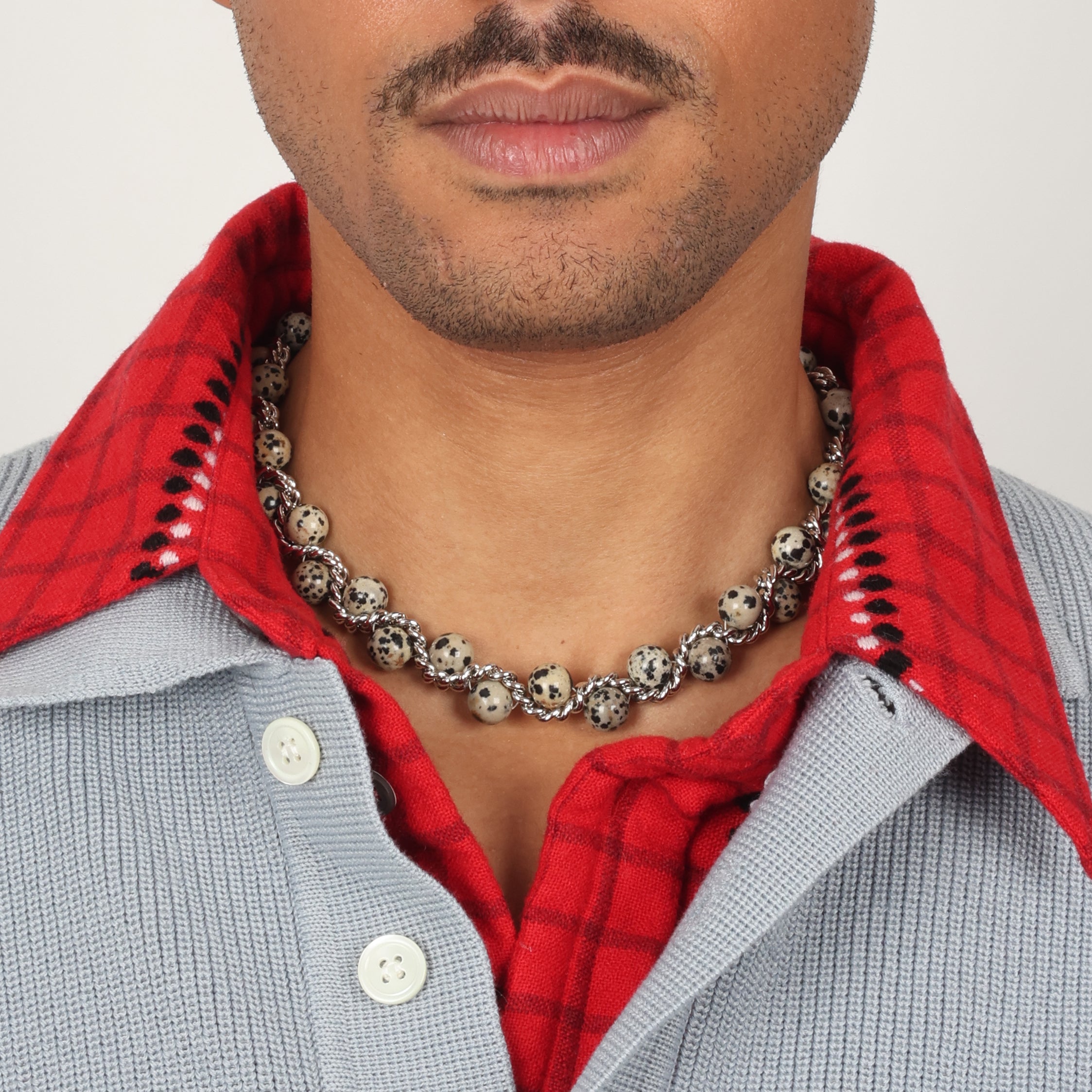 NECKLACE LE SERPENT JASPER