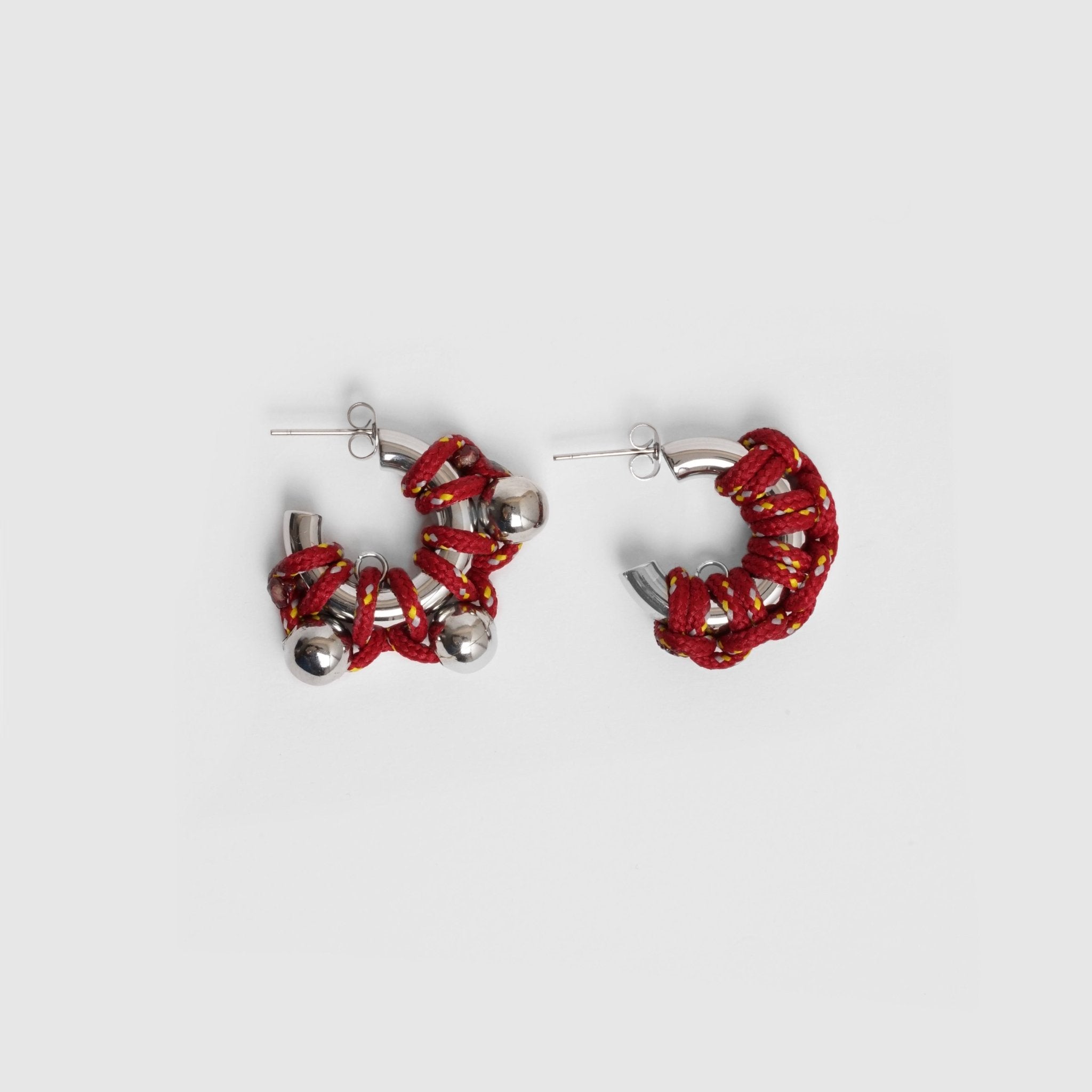 KITESY MARTIN STUDIOEarringREAWAKENED EARRINGS LA BÉBÉ CHUNKY SILVERED/RED