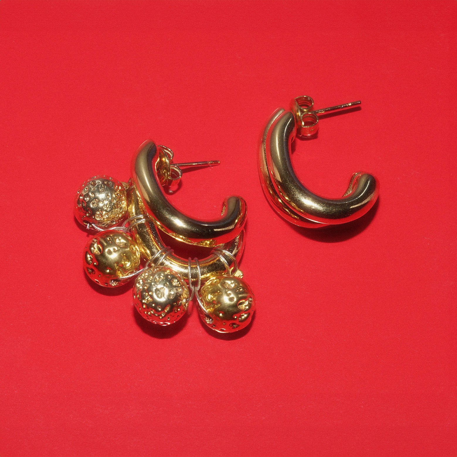 EARRINGS LA CHRIS GOLDEN