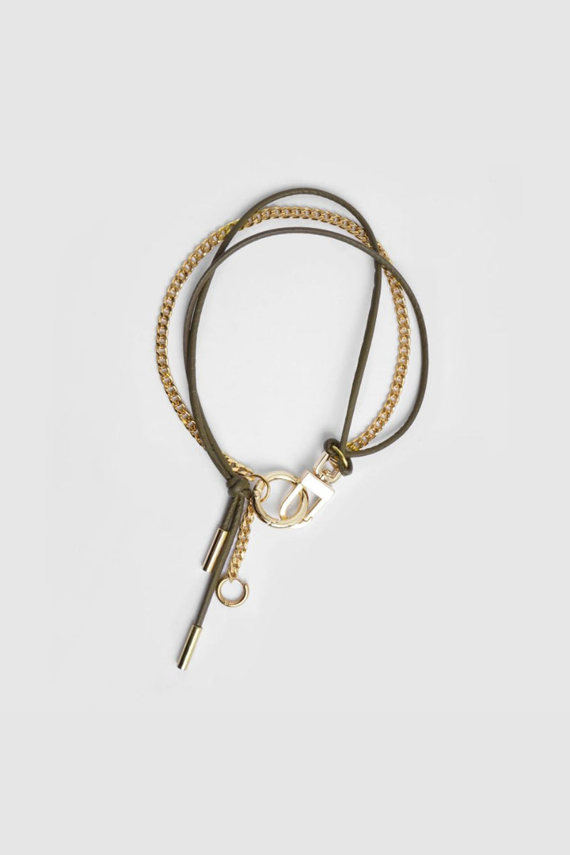 NECKLACE LE JUILLET GOLDEN/KAKI