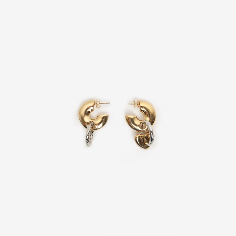 EARRINGS LA CHARMS GOLDEN