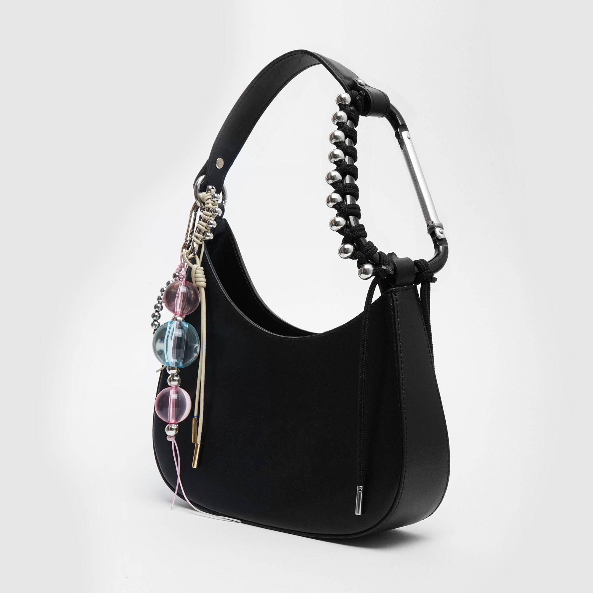 REAWAKENED HANDBAG LE SAC DEMI LUNE BLACK VALENTINE's DAY