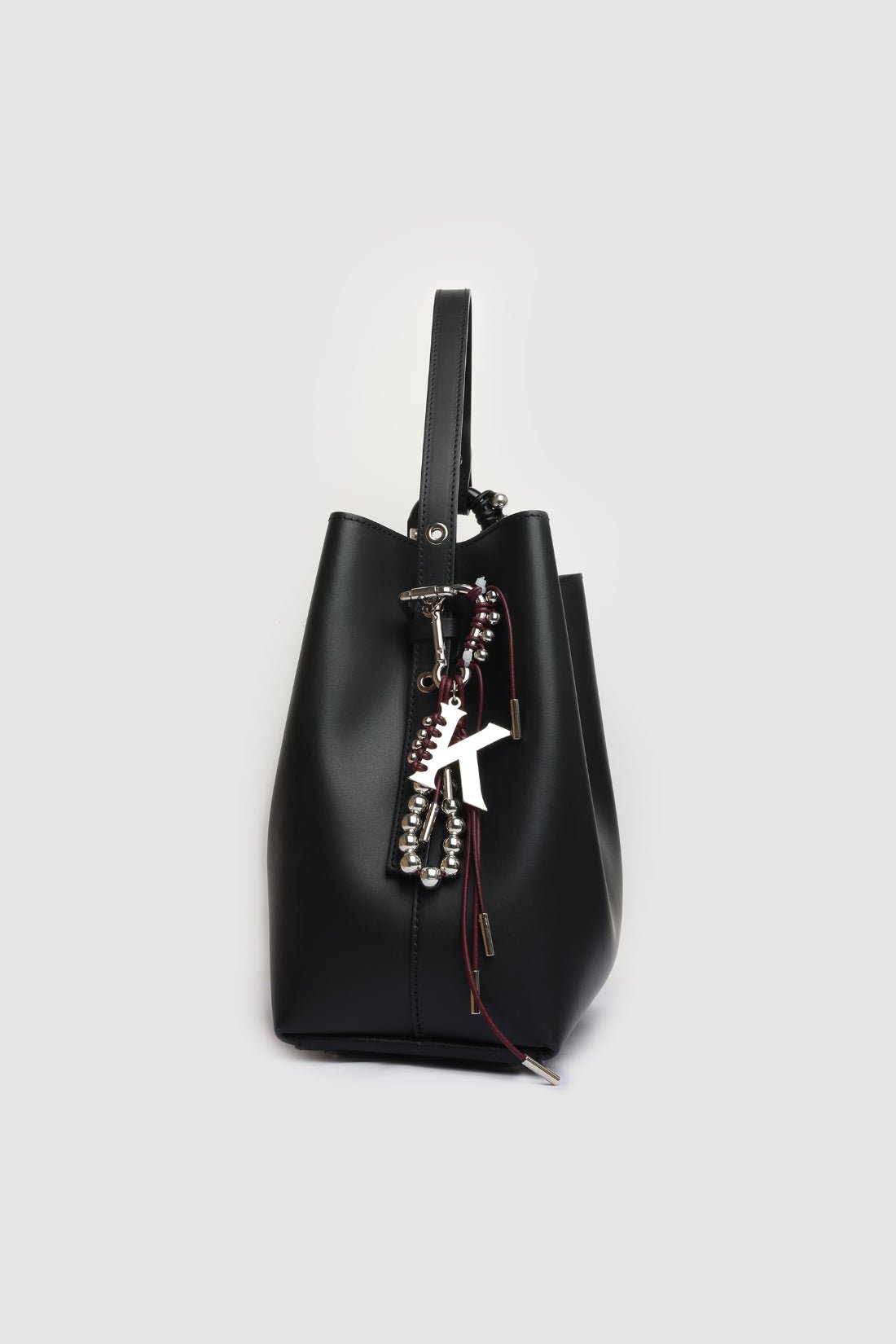 KITESY MARTIN STUDIOCarabinerBAG CHARMS LE MONOGRAMME SILVERED/BURGUNDY