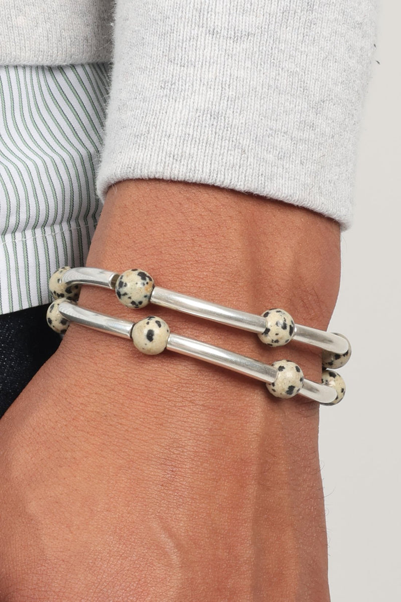 BRACELET LE MACARONI JASPER - image secondaire