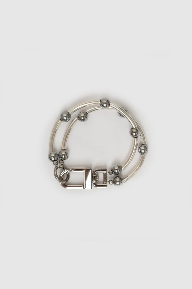 BRACELET LE MACARONI SILVERED