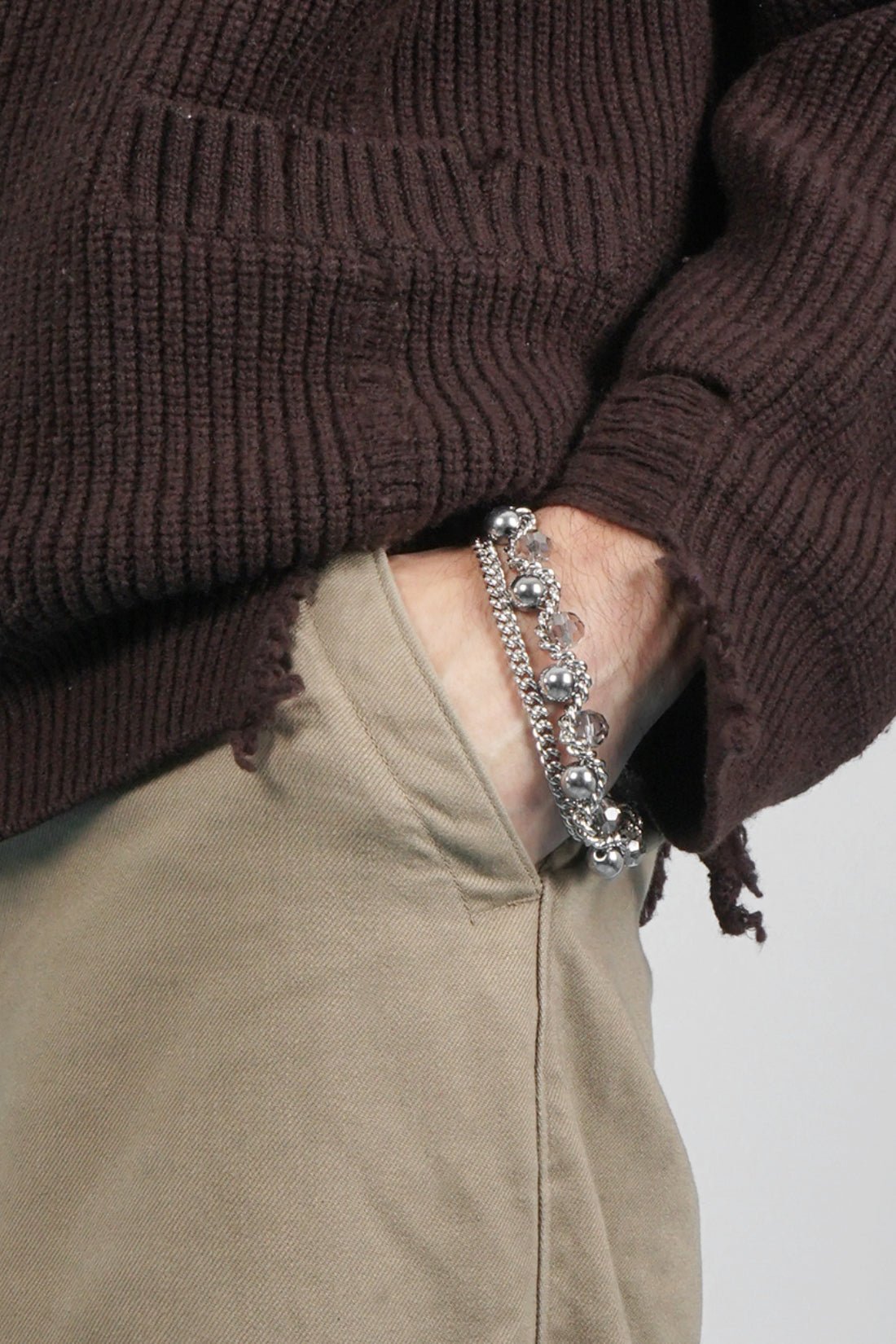 KITESY MARTIN STUDIOBraceletBRACELET LE SERPENT SILVERED/CRYSTAL