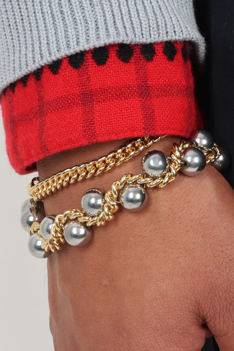 BRACELET LE SERPENT GOLDEN/SILVERED - image secondaire