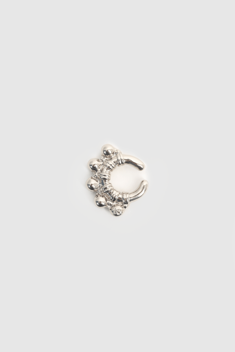EARCUFF LA JUJU SILVERED
