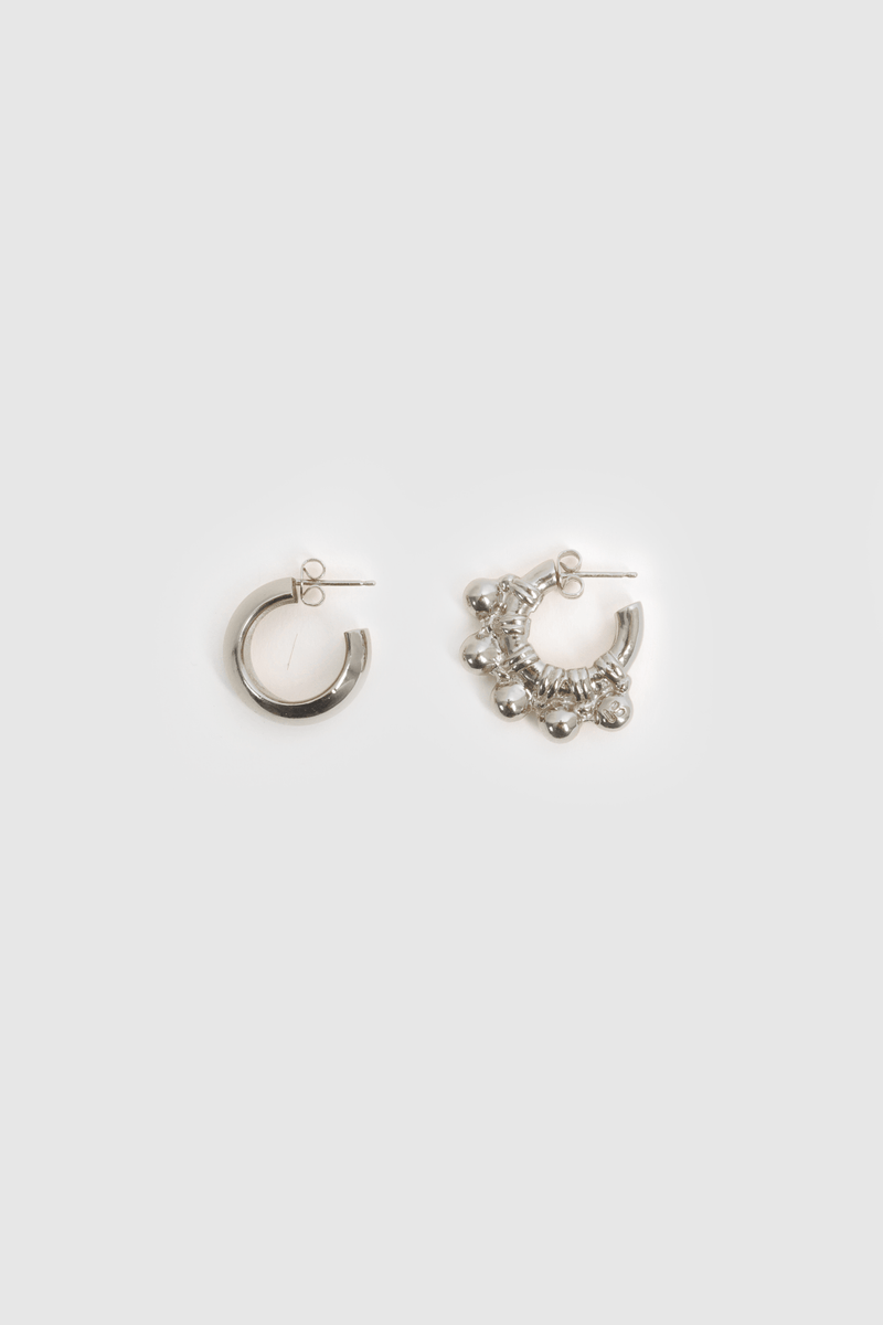EARRINGS LA JUJU SILVERED