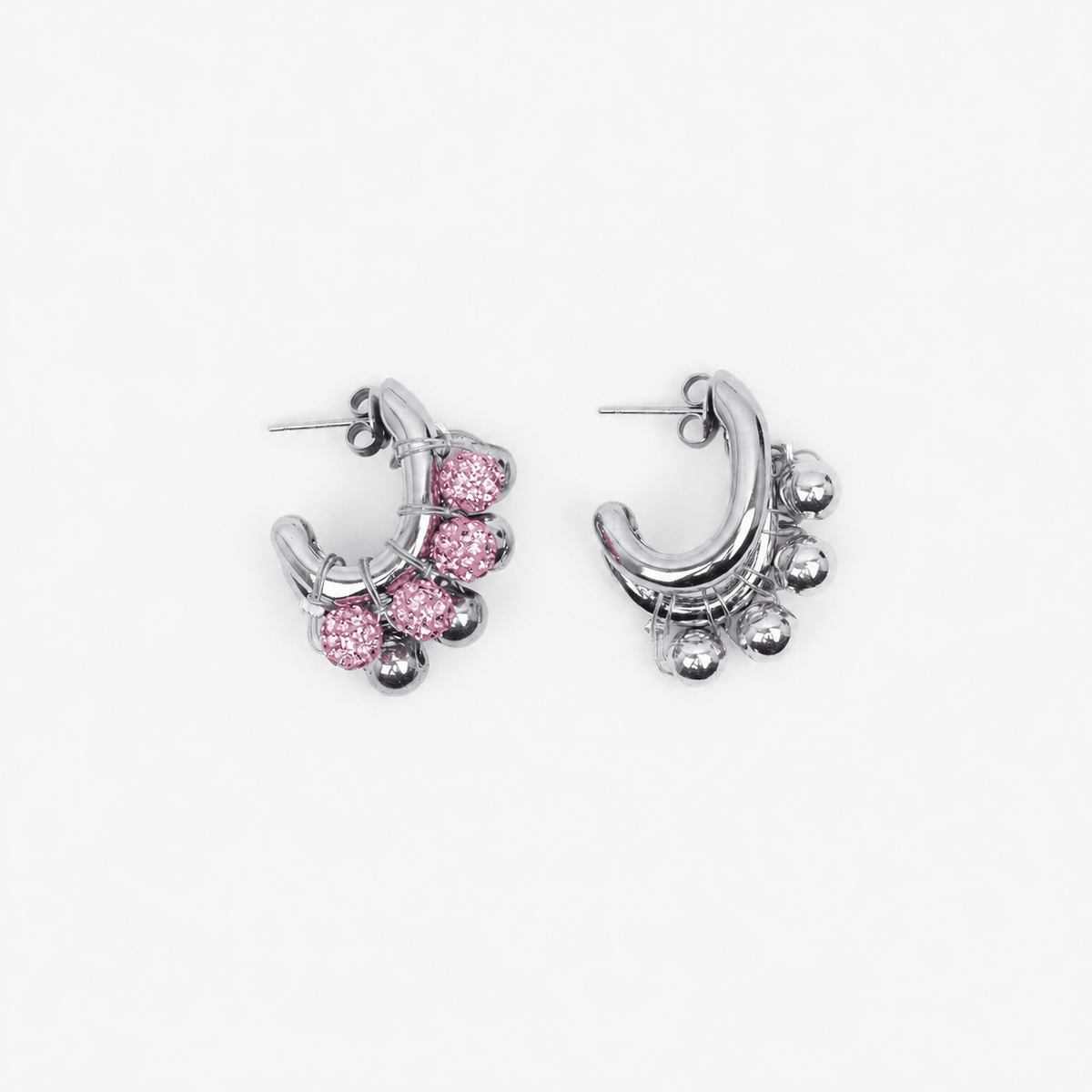 KITESY MARTIN STUDIOEarringEARRINGS LA BICHRIS SILVERED/PINK