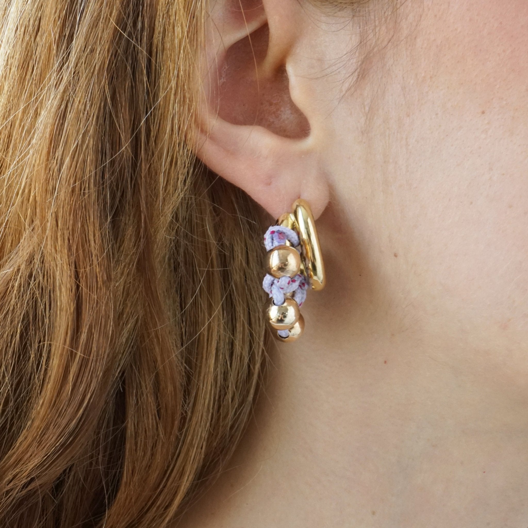 KITESY MARTIN STUDIOEarringREAWAKENED EARRINGS LA DIDI GOLDEN/LILAC