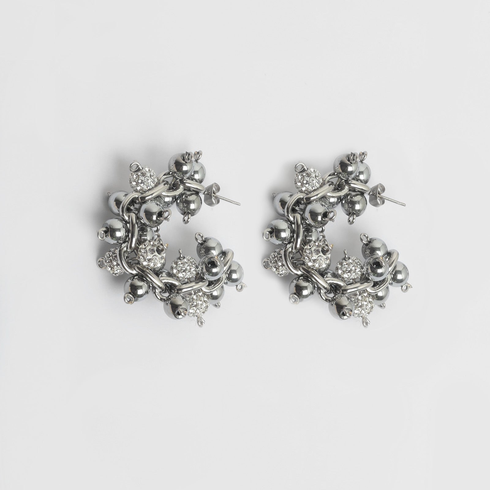 EARRINGS LE BÉBÉ BOUQUET STRASS