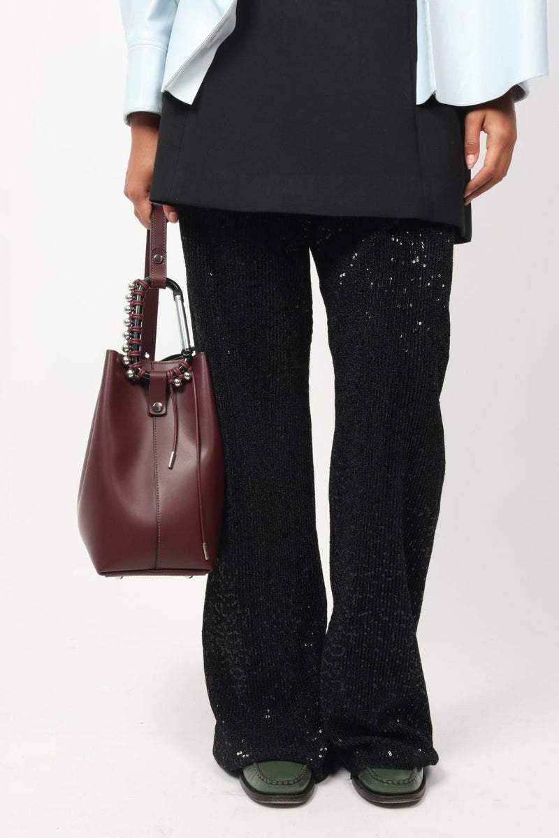 HANDBAG LE SAC SEAU BURGUNDY - image secondaire