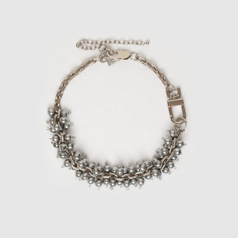 NECKLACE LE BOUQUET SILVERED