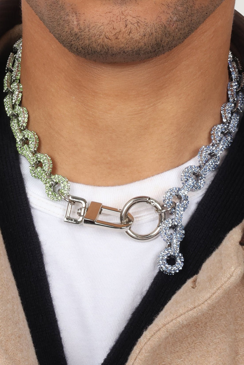 NECKLACE LE DANI BLUE/GREEN - image secondaire