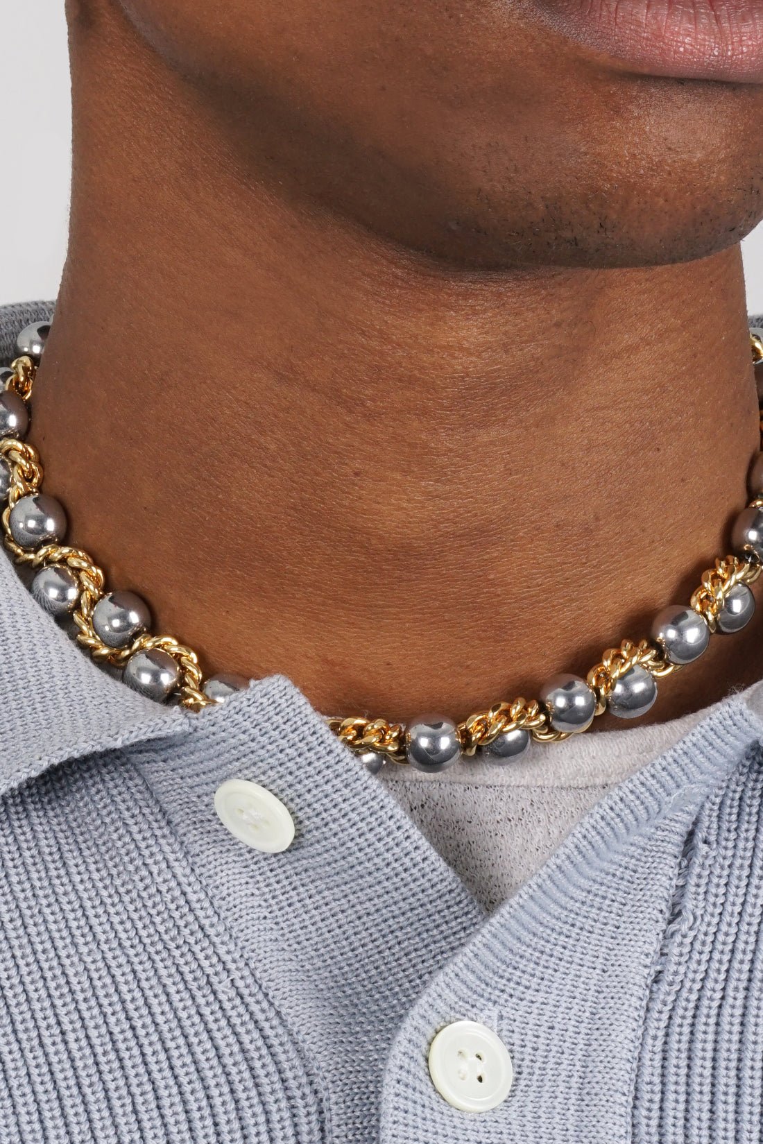 KITESY MARTIN STUDIONecklaceNECKLACE LE SERPENT GOLDEN/SILVERED