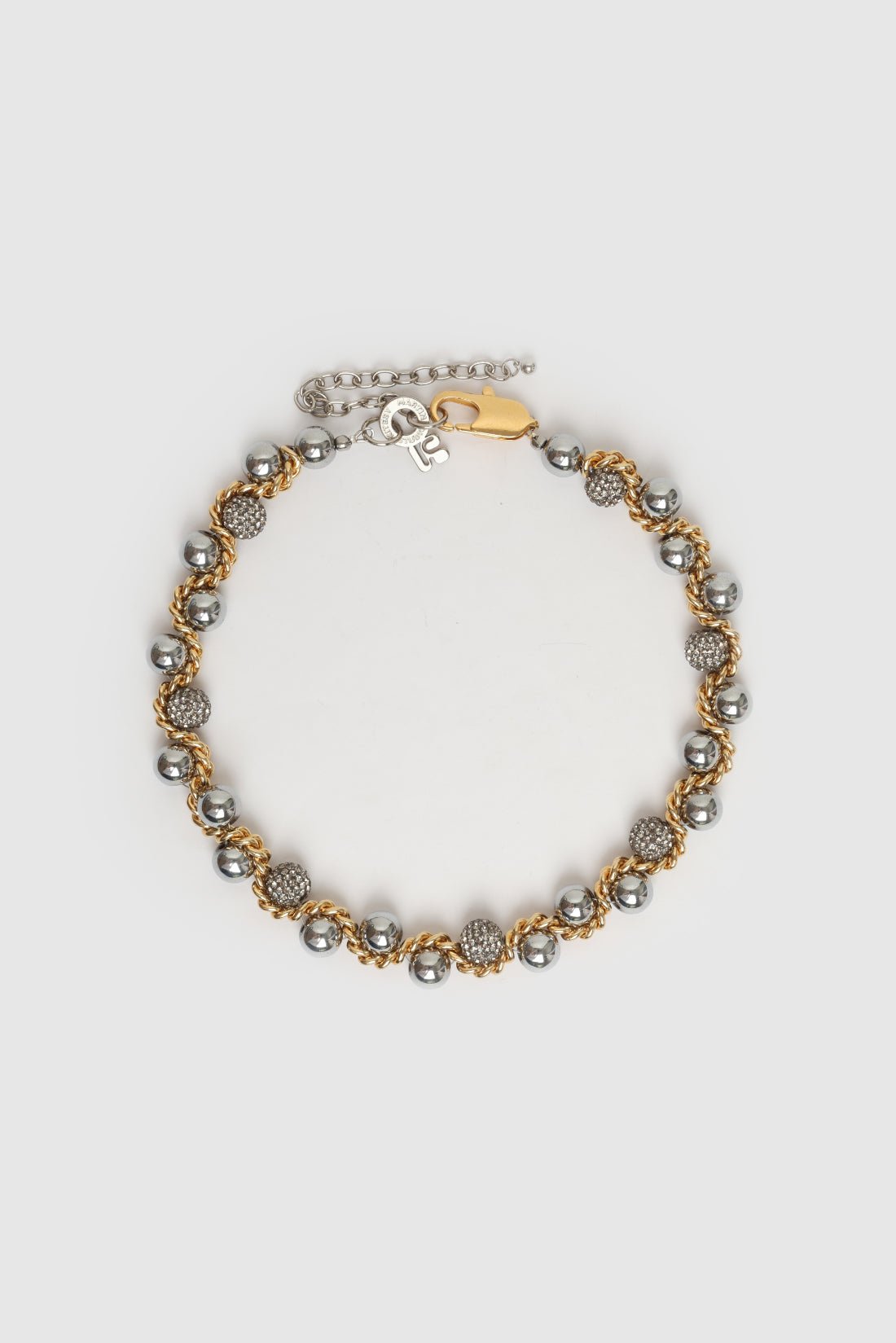 KITESY MARTIN STUDIONecklaceNECKLACE LE SERPENT STRASS GOLDEN/SILVERED