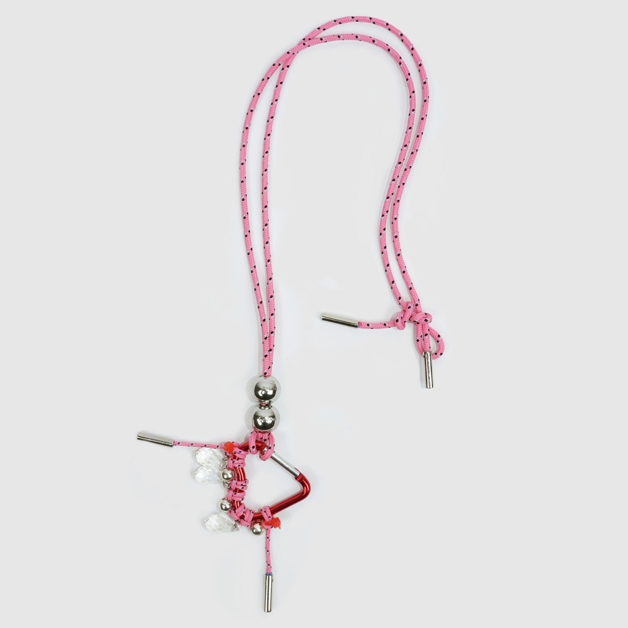 KITESY MARTIN STUDIONecklaceREAWAKENED NECKLACE KEYCHAIN HEART CARABINER PINK/RED