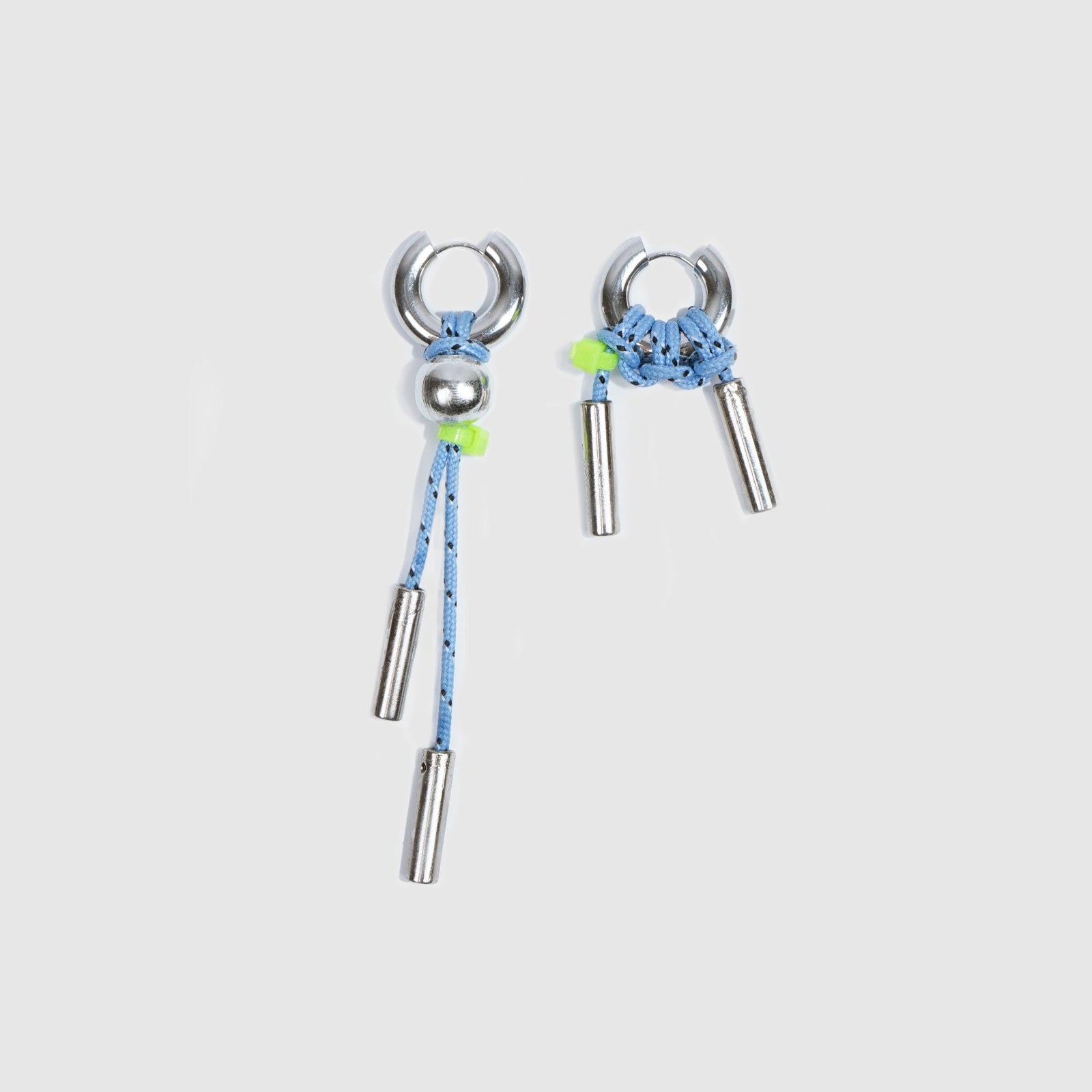 KITESY MARTIN STUDIOEarringEARRINGS LA BÉBÉ CORDON SILVERED/BLUE