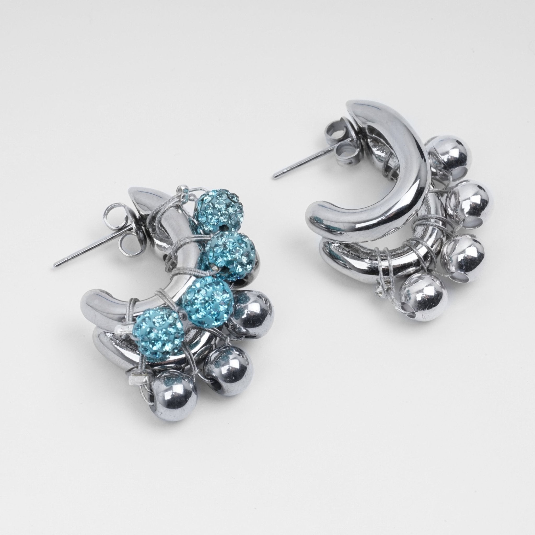 KITESY MARTIN STUDIOEarringEARRINGS LA BICHRIS SILVERED/BLUE