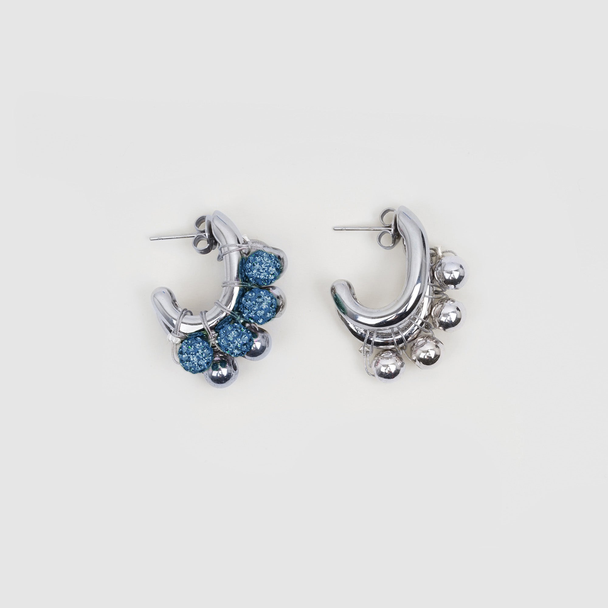 EARRINGS LA BICHRIS MIDNIGHT BLUE