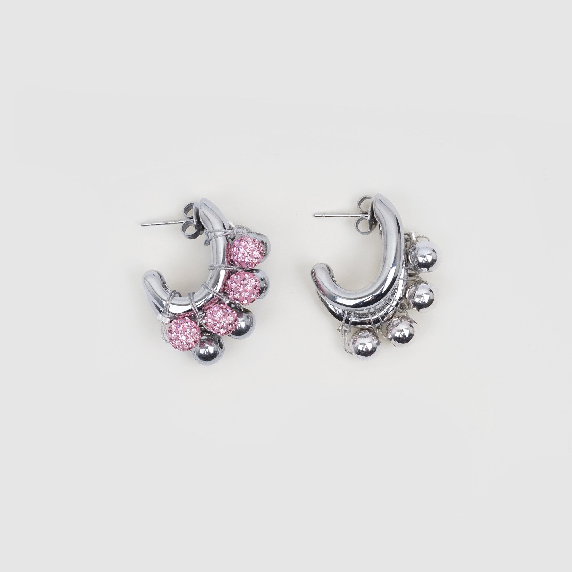 KITESY MARTIN STUDIOEarringEARRINGS LA BICHRIS SILVERED/PINK